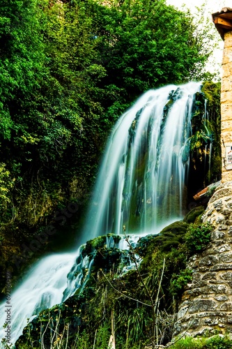 silk effect in a waterfall