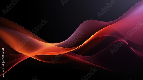 dark abstract background and reddish tones with flowing waves