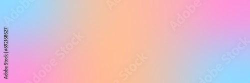 peach - blue - pink gradient banner background