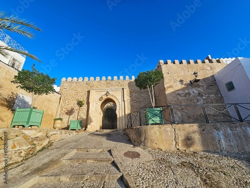 access door to the kasbah of Tangier, Morocco