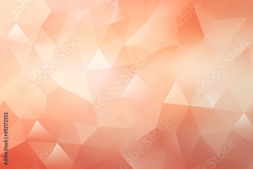 Peach fuzz Geometric background image, can be used as background for presentation of the product in trendy Peach Fuzz color of the year 2024. Podium platform in pastel colors photo