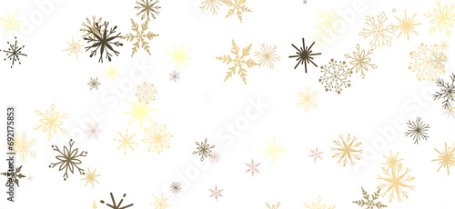 Winter Snow Showers  Spectacular 3D Illustration Showcasing Falling Christmas Snowflakes