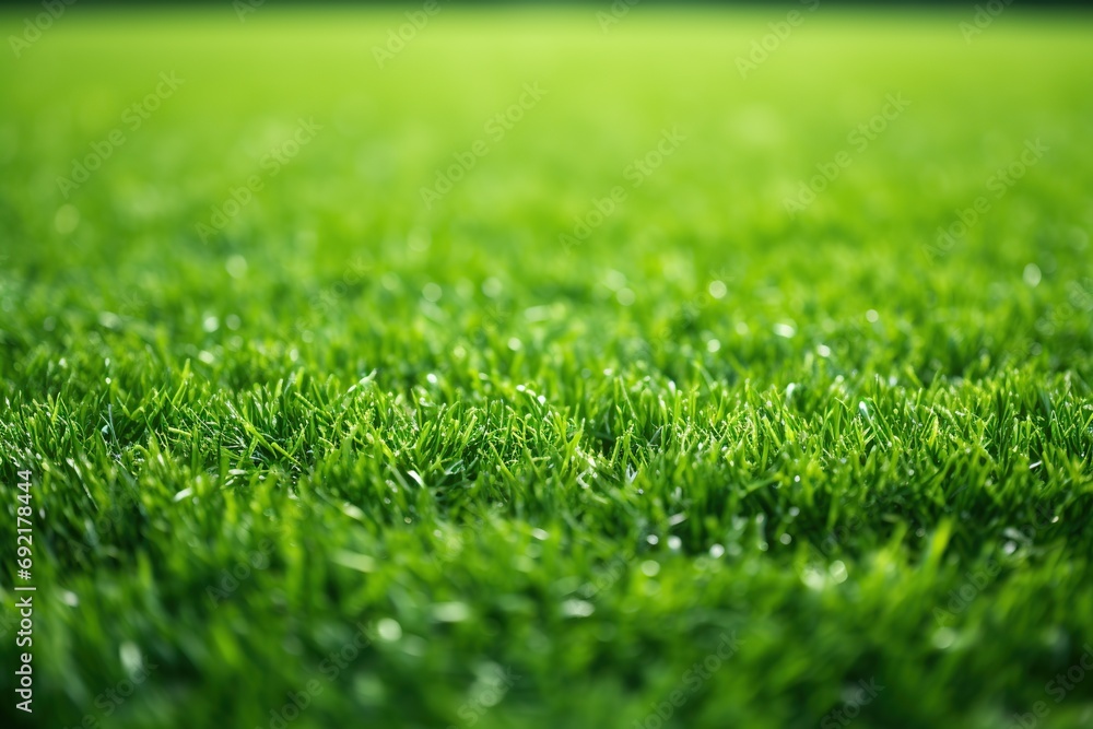 Background of green football grass