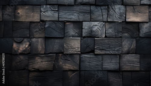 burned wooden surfaces with the pattern and grain