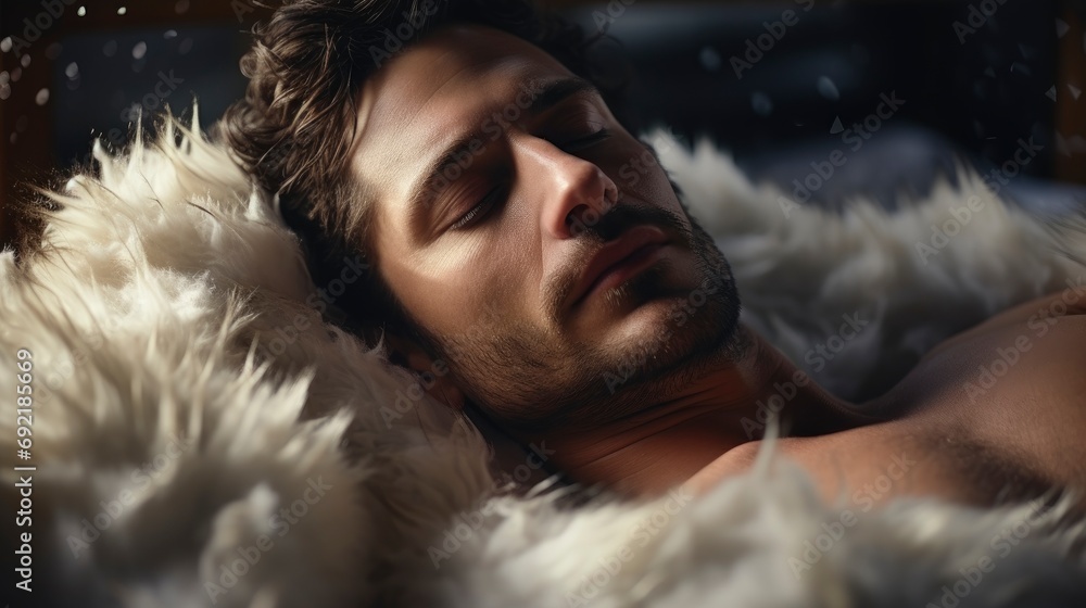 Man Relax Sexy Portrait Bed Wake, Background HD For Designer Man Relax Sexy Portrait Bed Wake, Background HD For Designer