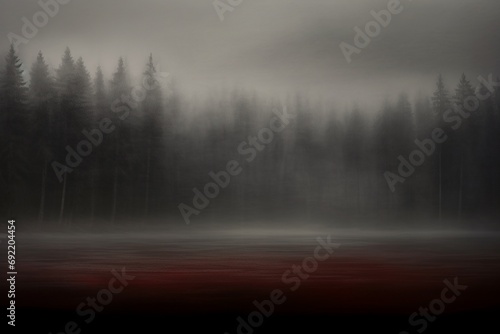 Ethereal Red: Background Wallpaper with Red and Grey Rarified Fog Rising photo
