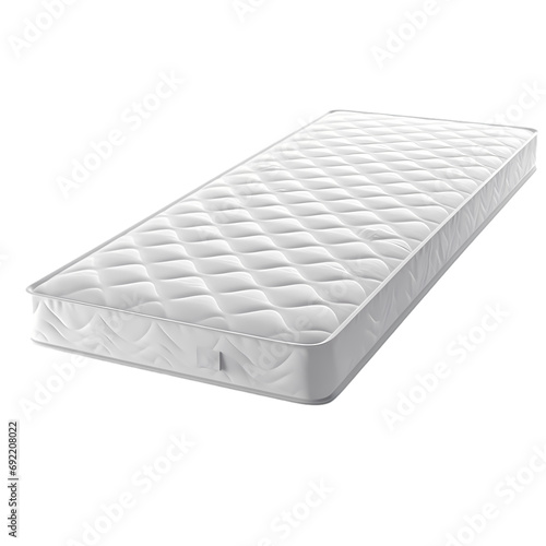 Single mattress isolated on transparent background