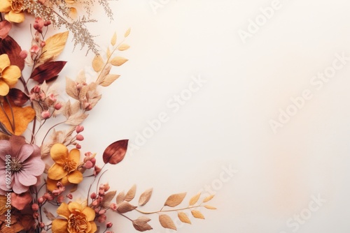 A bunch of flowers placed on a clean white surface. Suitable for various occasions and themes © Fotograf