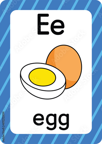 A-Z Alphabet Flashcards Set - 26 Letter Tracing Cards with Cute Illustrations | Printable Phonics Learning Tool for Preschool, Kindergarten & ESL Teachers | Vector ABC Educational Clipart