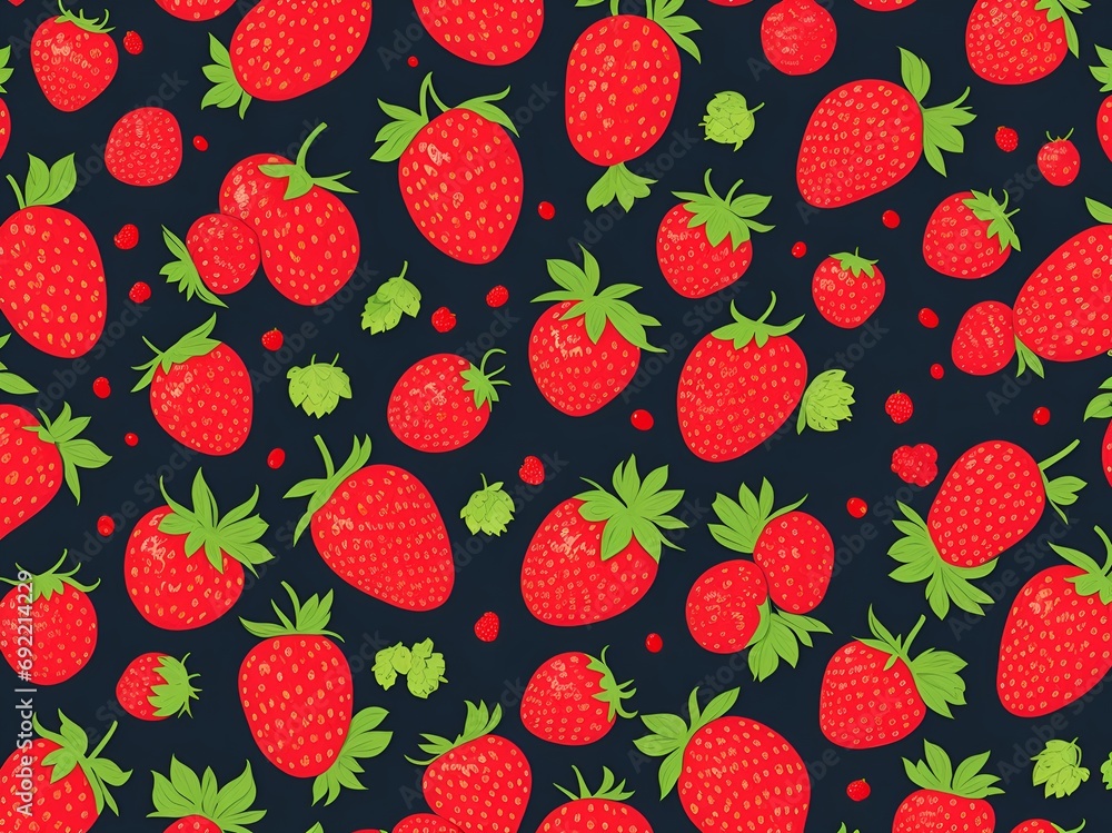 strawberries strawberries raspberries, drawing on wrapping paper, wallpaper, tablecloths strawberries strawberries raspberries, drawing on wrapping paper, wallpaper, tablecloths