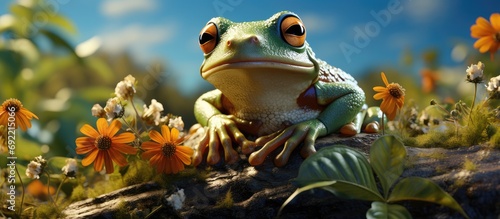 Tree Frog background