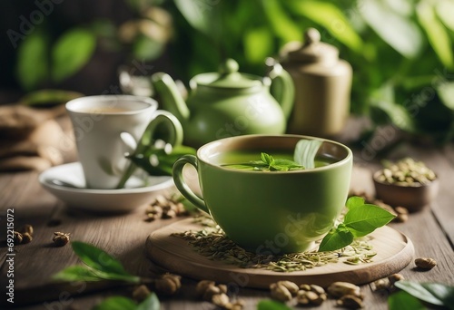Healthy green tea