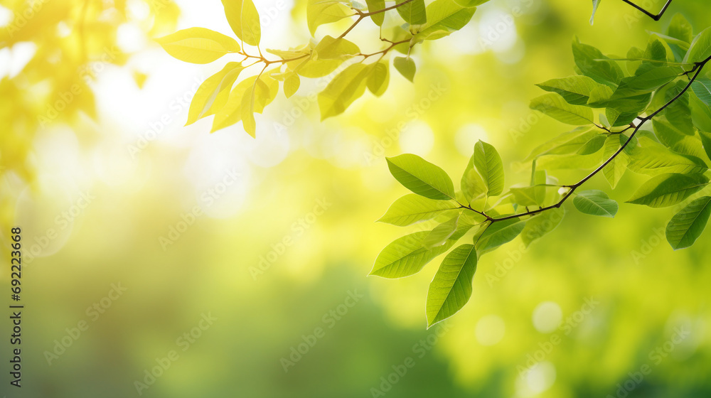 Beautiful green leaf in sunlight Beautiful green leaf in sunlight