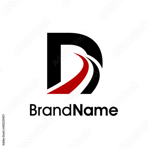 Simple Initial D Road Logo