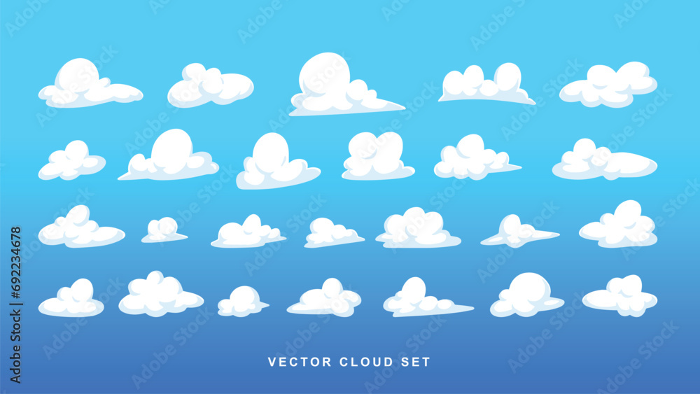 Vector set cloud Vector set cloud