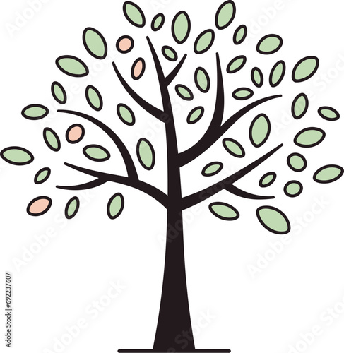 Artisanal Canopies Hand-Drawn Tree Vector CompilationFoliage Frescoes Hand-Rendered Tree Vector Gallery