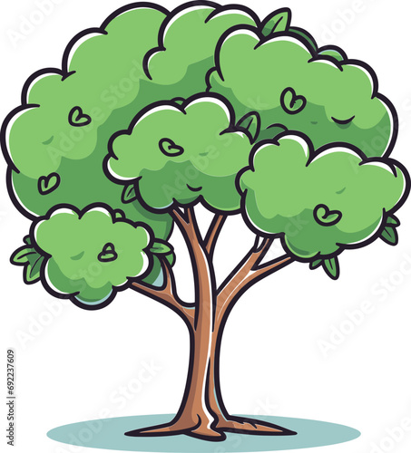 Foliage Frescoes Hand-Rendered Tree Vector GalleryNatures Sketches Hand-Drawn Tree Vector Compositions