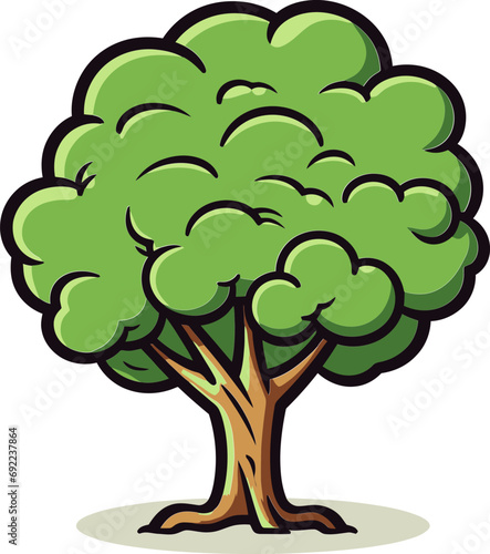 Sylvan Reveries Hand-Drawn Tree Vector MedleyTranquil Treescapes Handcrafted Vector Canopies
