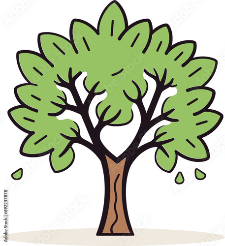Enchanted Essence Illustrated Tree Vector EssenceArboreal Anthems Hand-Rendered Tree Vector Melodies © Rahul