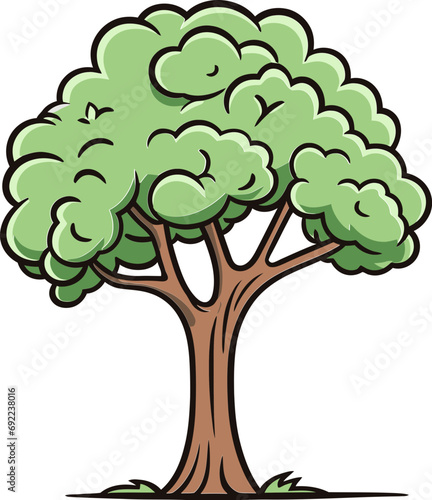 Arboreal Anthems Hand-Rendered Tree Vector MelodiesBotanical Odyssey Hand-Drawn Tree Vector Expedition