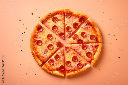 Pizza Margherita con Salame