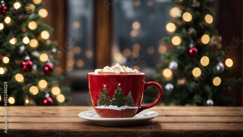Christmas coffee photo