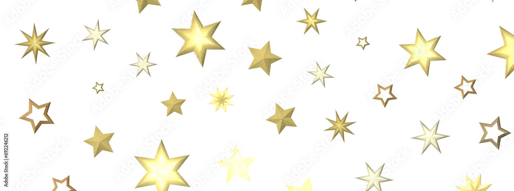 Gilded Wonders Unleashed: 3D Gold Stars Rain Illustration Mesmerizes Viewers Gilded Wonders Unleashed: 3D Gold Stars Rain Illustration Mesmerizes Viewers