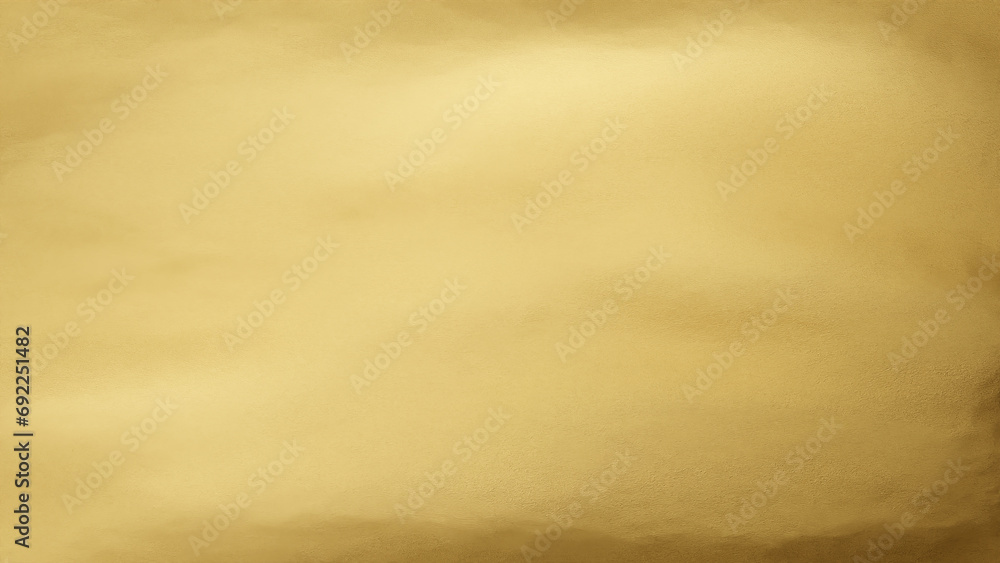 Obraz premium Golden yellow gradient reflective texture background. 
