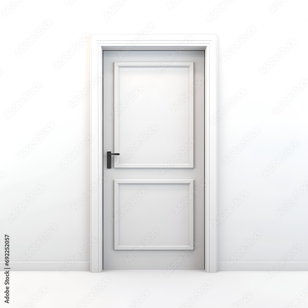 open door with white background open door with white background