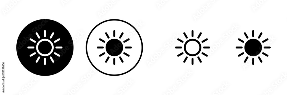 Sun icons set. Sun vector icon. brightness Sun icons set. Sun vector icon. brightness