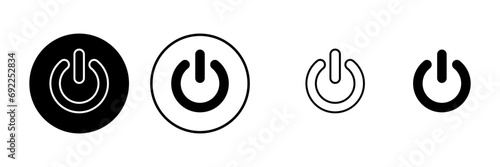 Power icons set. Power Switch Icon. Start power icon