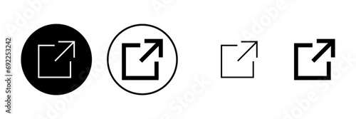 Link icons set. Link vector icon. External link symbol vector icon. Hyperlink symbol