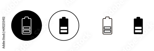 Battery icons set. Battery vector icon