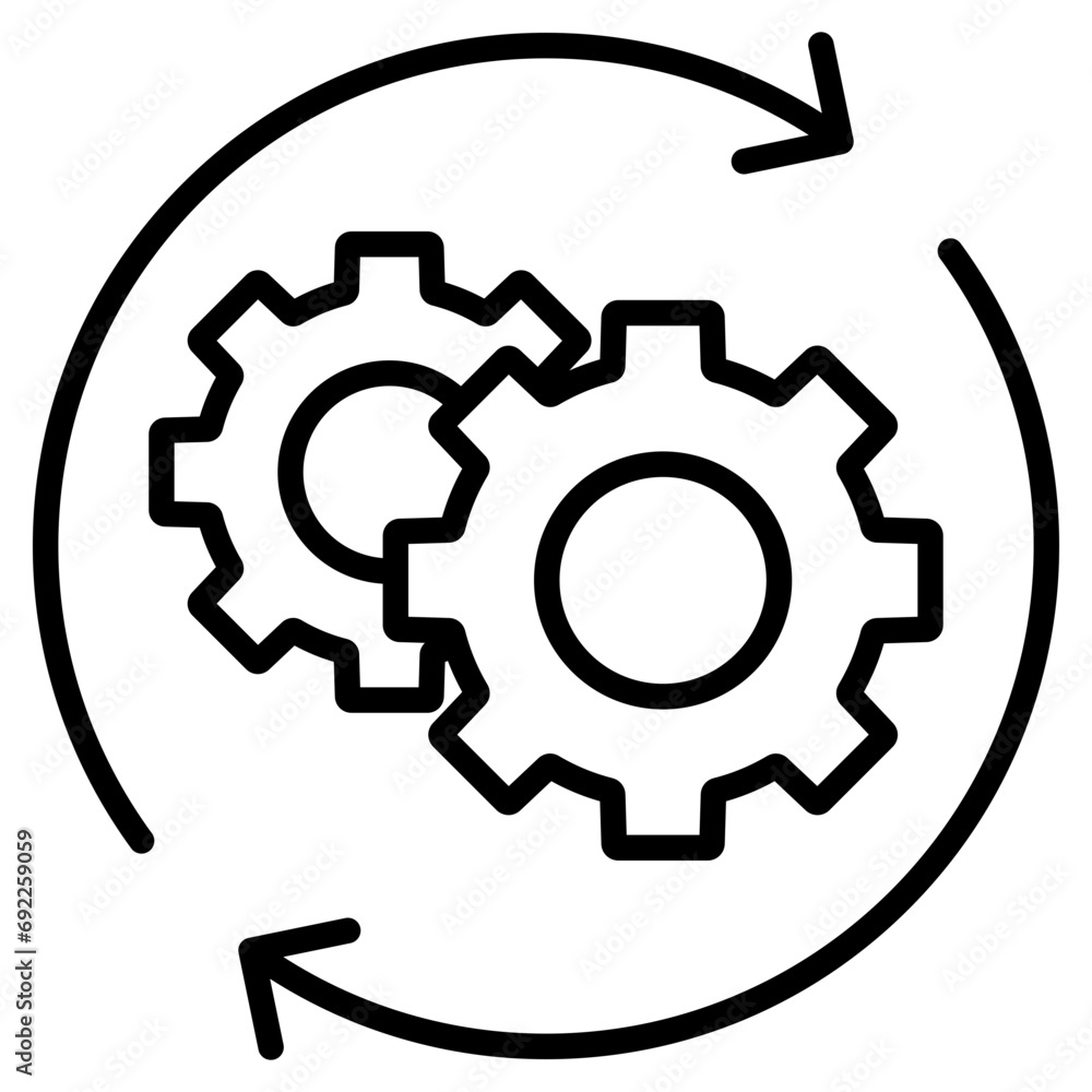 Recovery Process icon line vector illustration Recovery Process icon line vector illustration