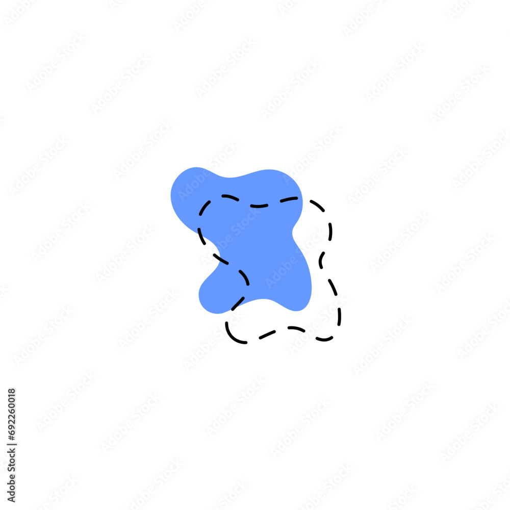 dark blue blob set blue dark blue blob set blue