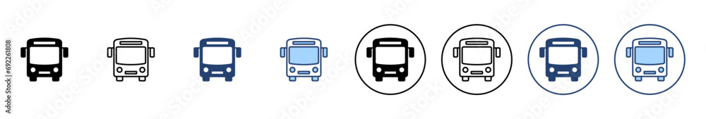 Bus icon vector. bus sign and symbol Bus icon vector. bus sign and symbol