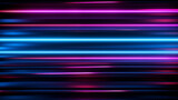 Neon Speed - Vibrant Light Streaks on a Dark Background