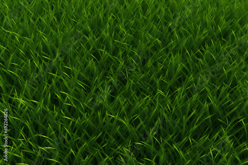 Lush Green Grass Texture: Natural Background