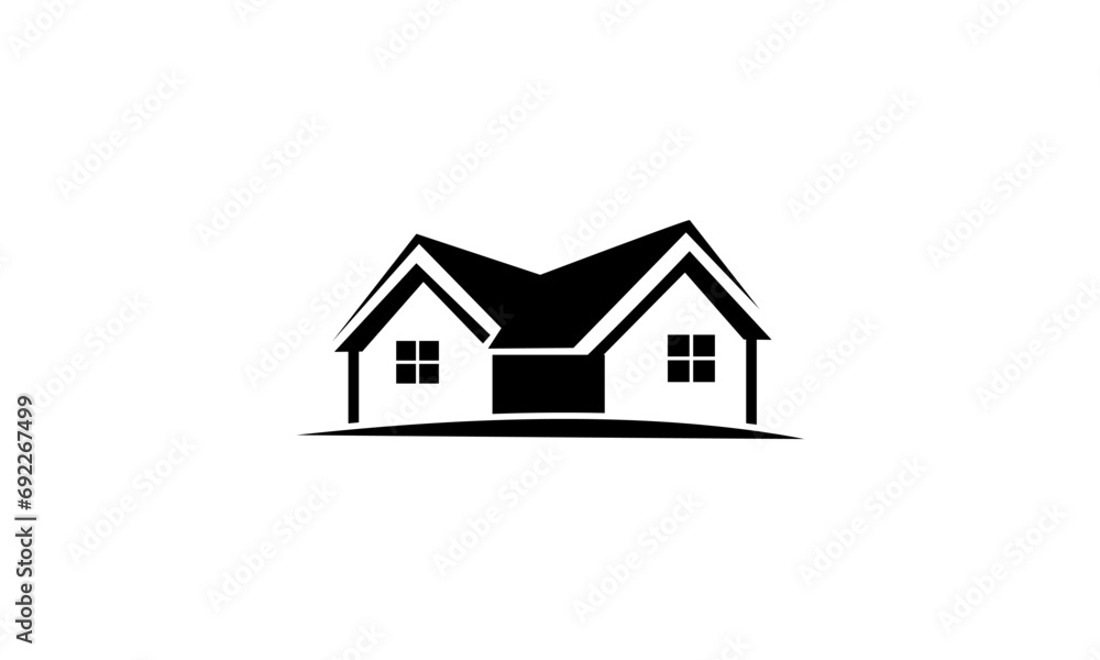 house icon isolated on white