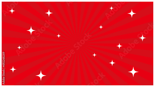 背景壁紙_集中線_赤_YouTubeサイズ