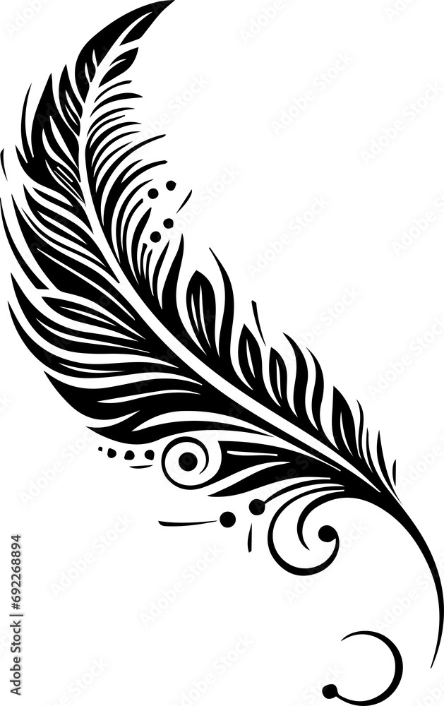 Obraz premium Maori Feathers