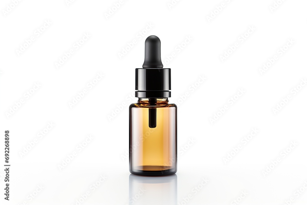Close up, Dropper bottle Mock up for cosmetic skin care medical product Essential oil isolated on white background. Close up, Dropper bottle Mock up for cosmetic skin care medical product Essential oil isolated on white background.