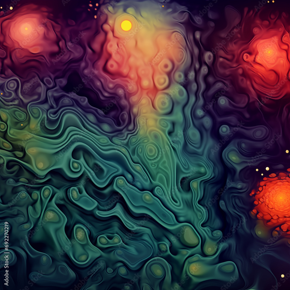 Virtual colorful smoke Virtual colorful smoke