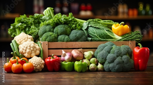 vegetables on stall
