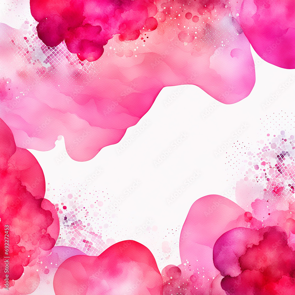 Abstract watercolor pink, red background and texture. Design background for banner. pink background wallpaper