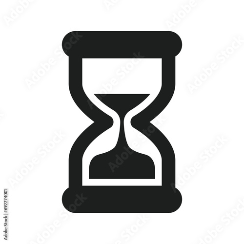 Simple icon representing a clock or timer