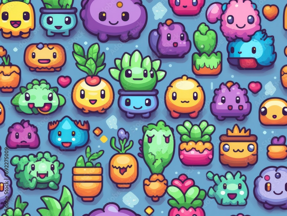 cute cartoon seamless pattern cute cartoon seamless pattern