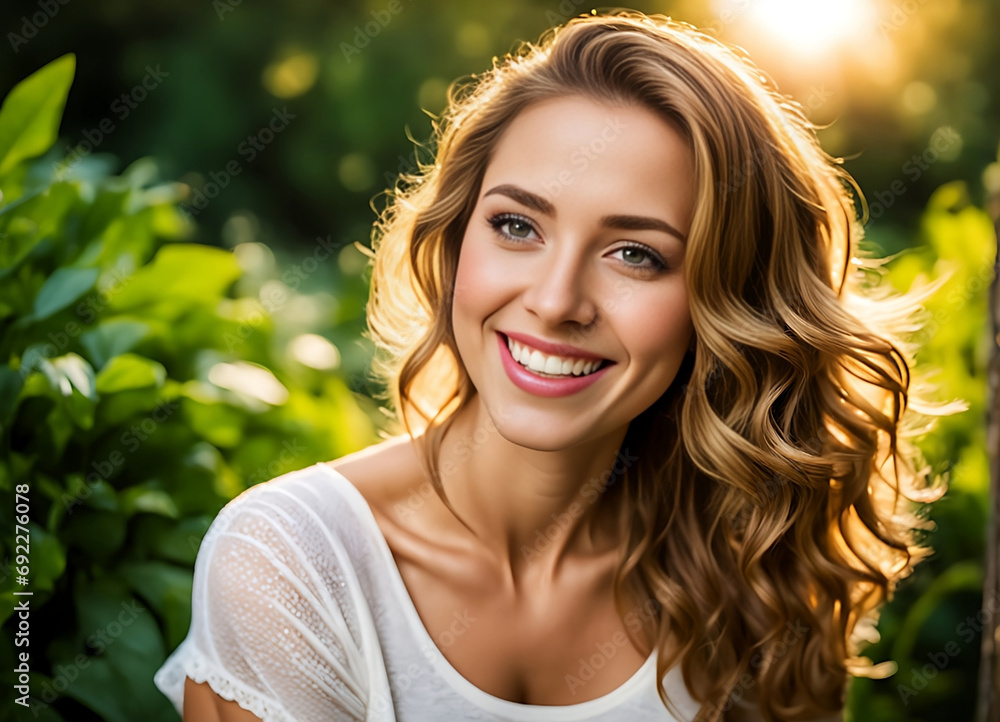 Naklejka premium Beautifull smile