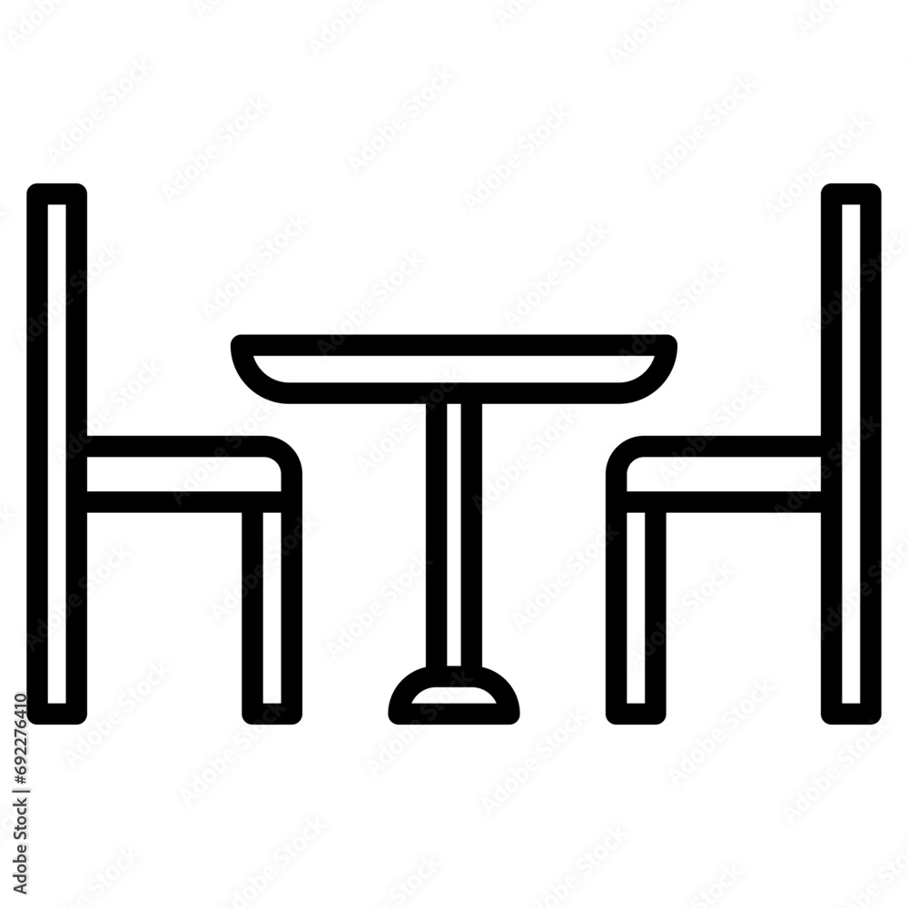 In-Room Dining icon line vector illustration In-Room Dining icon line vector illustration