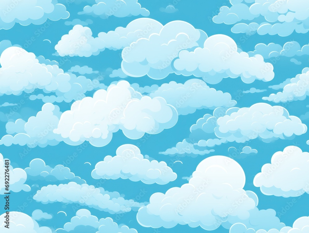 cute cloud seanless pattern cute cloud seanless pattern